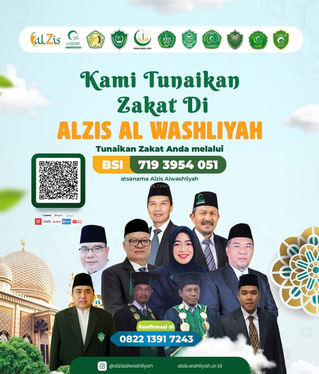 Tunaikan Zakat di ALZIS AL WASHLIYAH